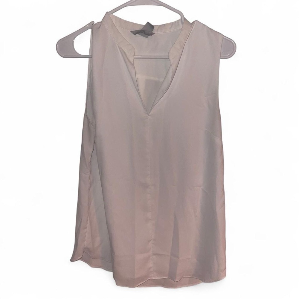H&M White V-Neck Tank Top